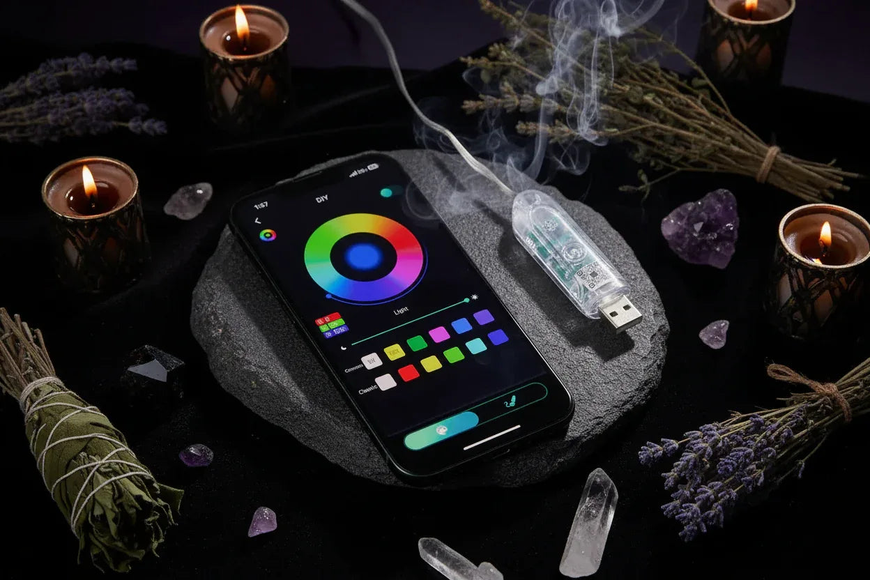 Haunted Light - Sorceress Sanctuary Ghost-Skull