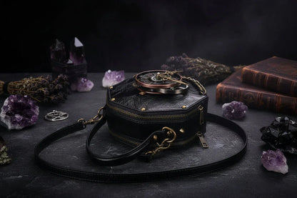 Hexagram Crossbody Bag - Sorceress Sanctuary Black / 18*10*18cm