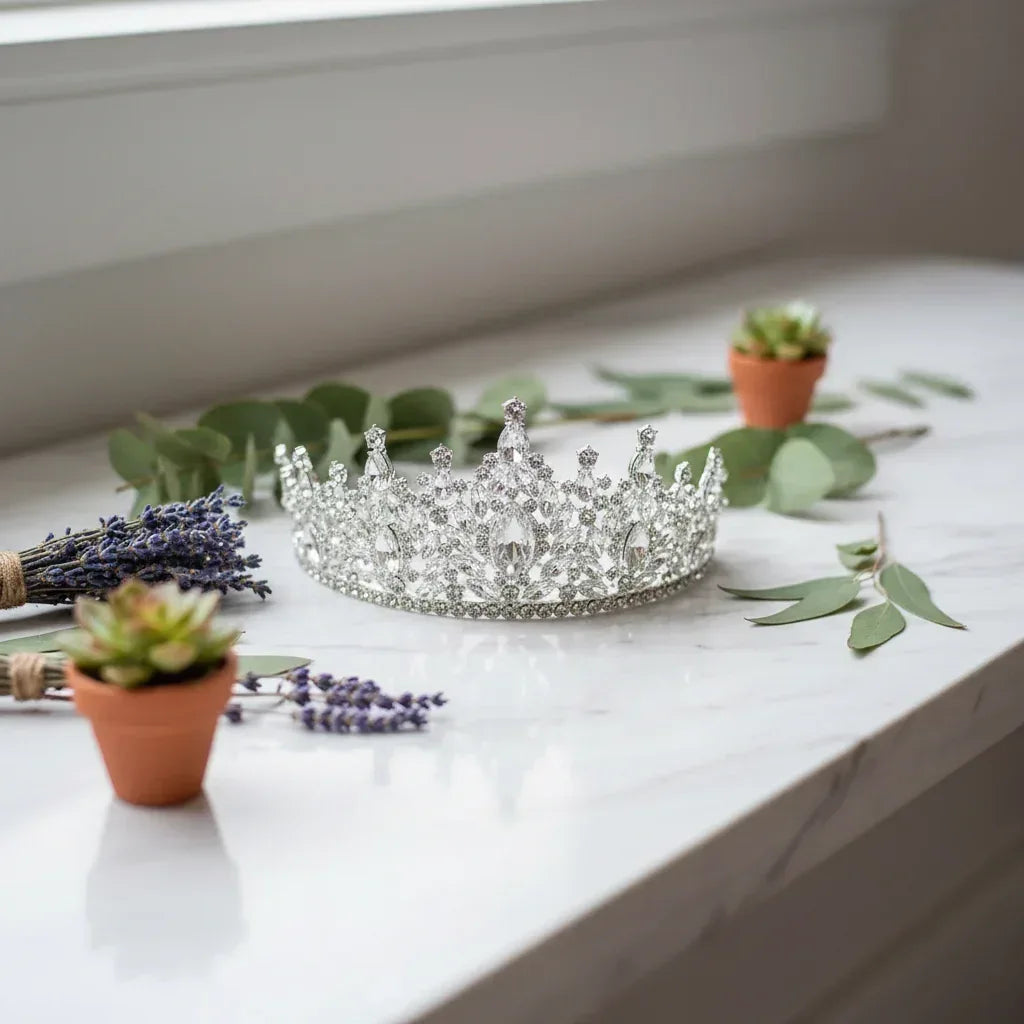 Ice Queen Crown - Sorceress Sanctuary Silver Crown
