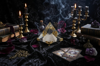 Illusion Crystal Pyramid - Sorceress Sanctuary 4cm-5cm-6cm-7cm-8cm