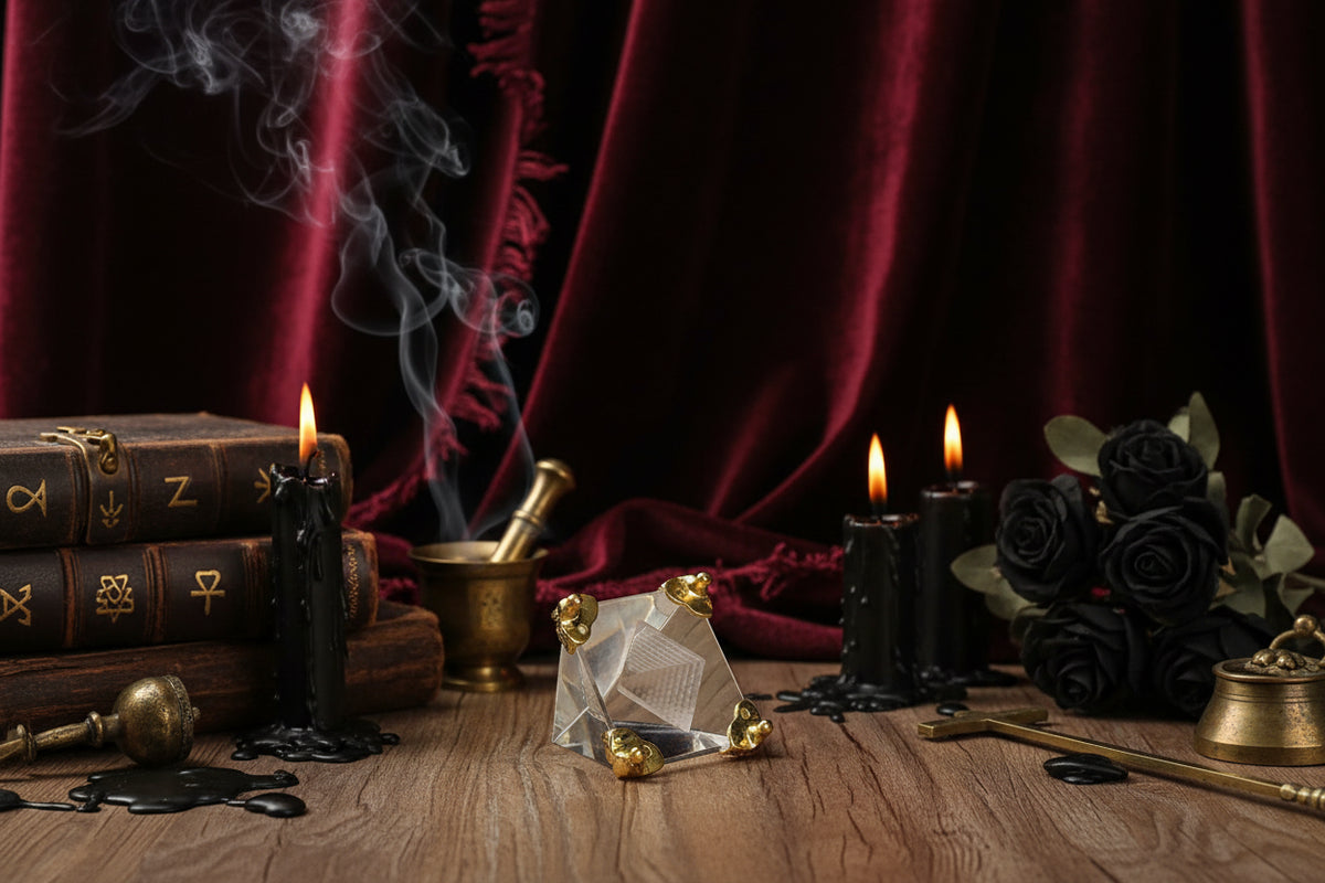 Illusion Crystal Pyramid - Sorceress Sanctuary 4cm-5cm-6cm-7cm-8cm