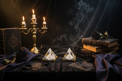 Illusion Crystal Pyramid - Sorceress Sanctuary 4cm-5cm-6cm-7cm-8cm