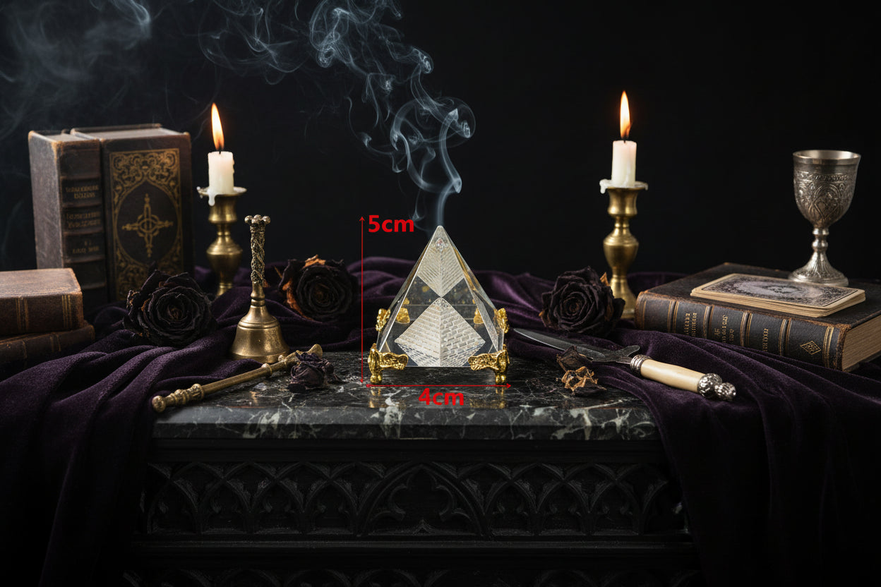 Illusion Crystal Pyramid - Sorceress Sanctuary 4cm-5cm-6cm-7cm-8cm