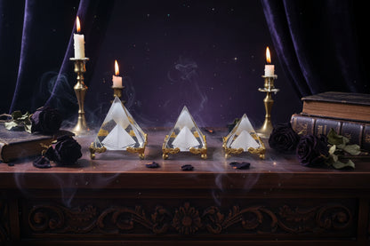 Illusion Crystal Pyramid - Sorceress Sanctuary 4cm-5cm-6cm-7cm-8cm