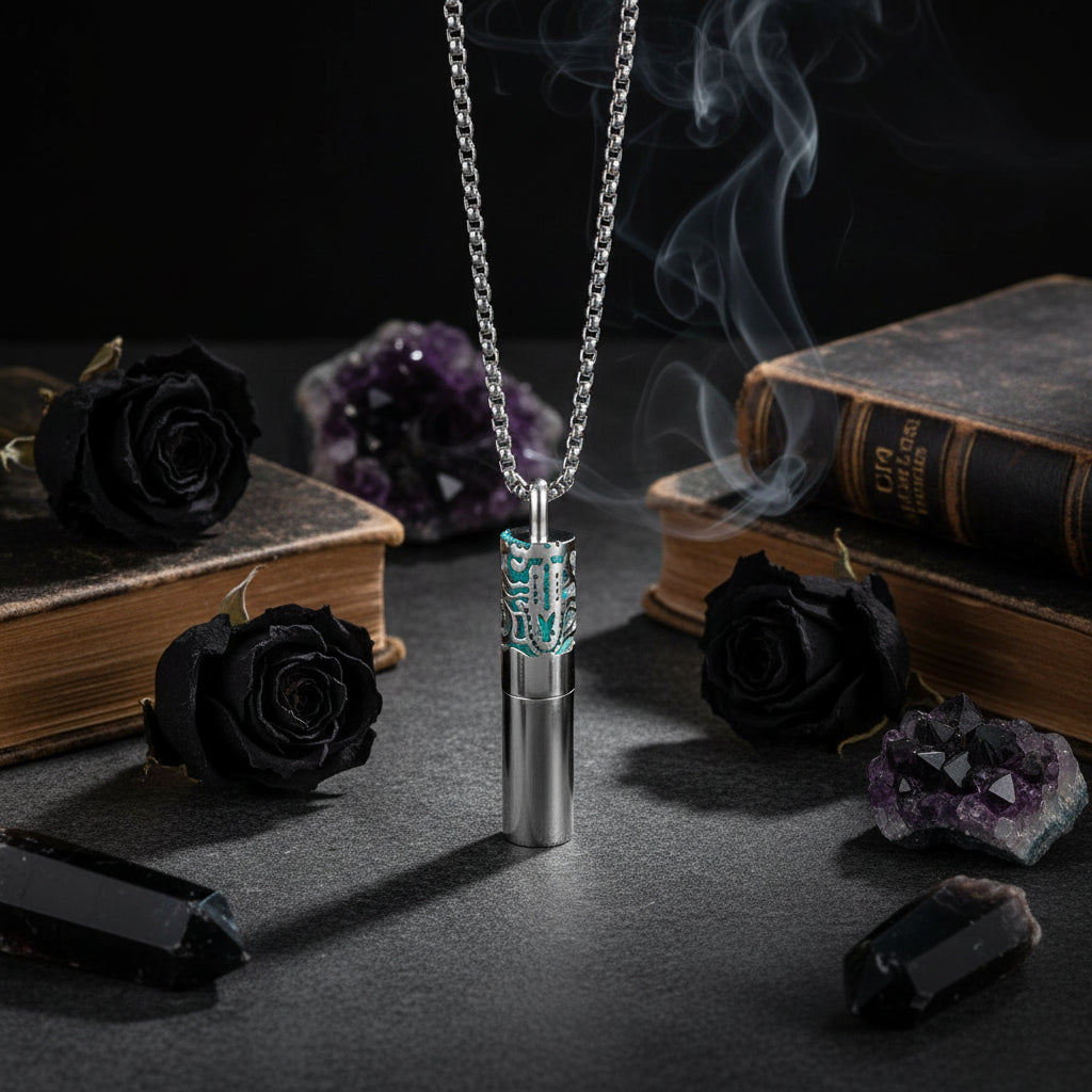 Incense Pendant Necklace - Sorceress Sanctuary 3style-5style-4style-1style-2style