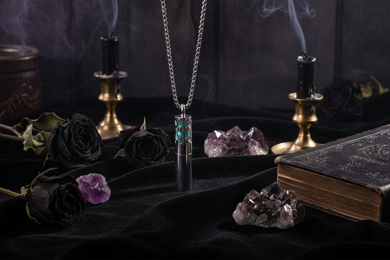 Incense Pendant Necklace - Sorceress Sanctuary 3style-5style-4style-1style-2style