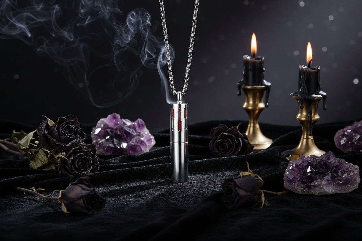 Incense Pendant Necklace - Sorceress Sanctuary 3style-5style-4style-1style-2style
