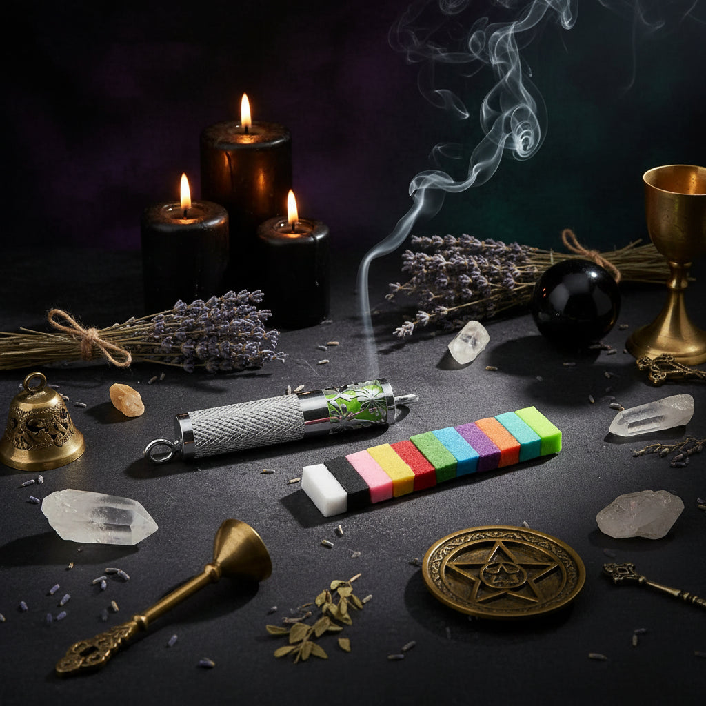 Incense Pendant Necklace - Sorceress Sanctuary 3style-5style-4style-1style-2style
