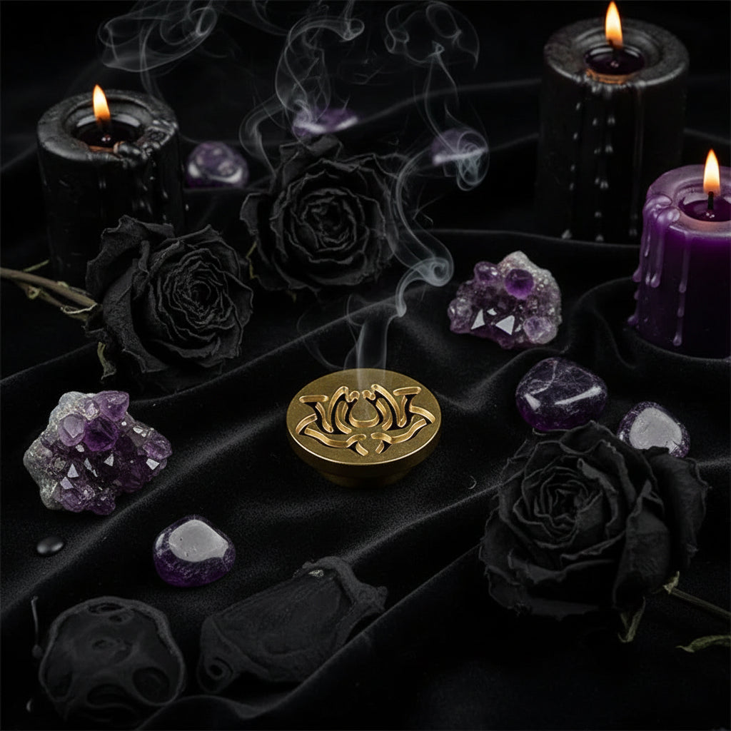 Brass Incense Tool Set for Beginners (5 Pieces) Sorceress Sanctuary