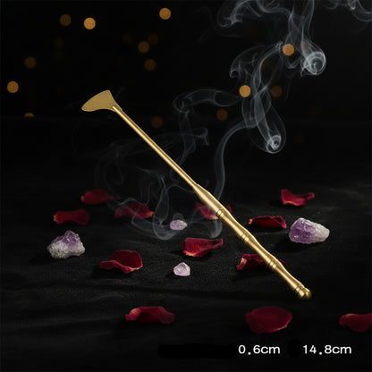 Brass Incense Tool Set for Beginners (5 Pieces) Sorceress Sanctuary