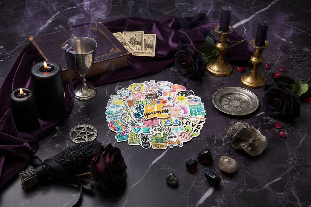 Inspirational Stickers - Sorceress Sanctuary Inspirational text / 50 Sheets/Set