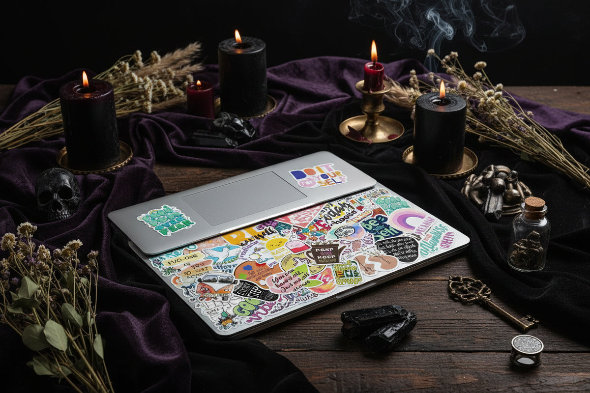 Inspirational Stickers - Sorceress Sanctuary Inspirational text / 50 Sheets/Set