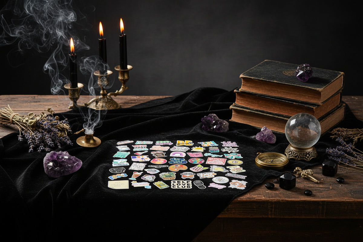 Inspirational Stickers - Sorceress Sanctuary Inspirational text / 50 Sheets/Set