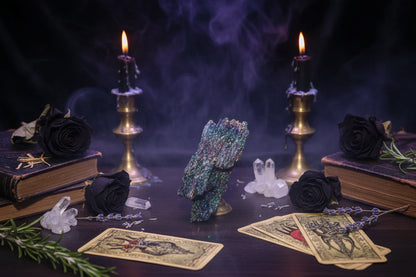 Iridescent Mineral Crystals - Sorceress Sanctuary 2.5to3-3to3.5-3.5to4-4to5-6to8