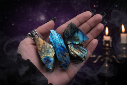 Iridescent Mineral Crystals - Sorceress Sanctuary 2.5to3-3to3.5-3.5to4-4to5-6to8