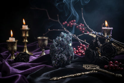 Iridescent Mineral Crystals - Sorceress Sanctuary 2.5to3-3to3.5-3.5to4-4to5-6to8