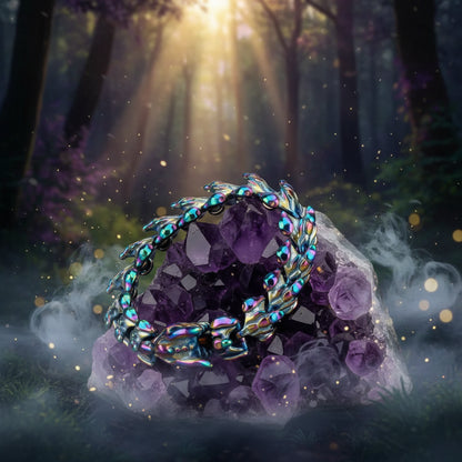 Men's Vintage Stainless Steel Viking Punk Bracelet Sorceress Sanctuary