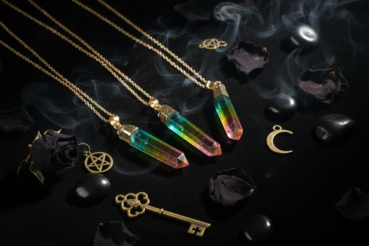 Irregular Diamond Necklace - Sorceress Sanctuary Single strip