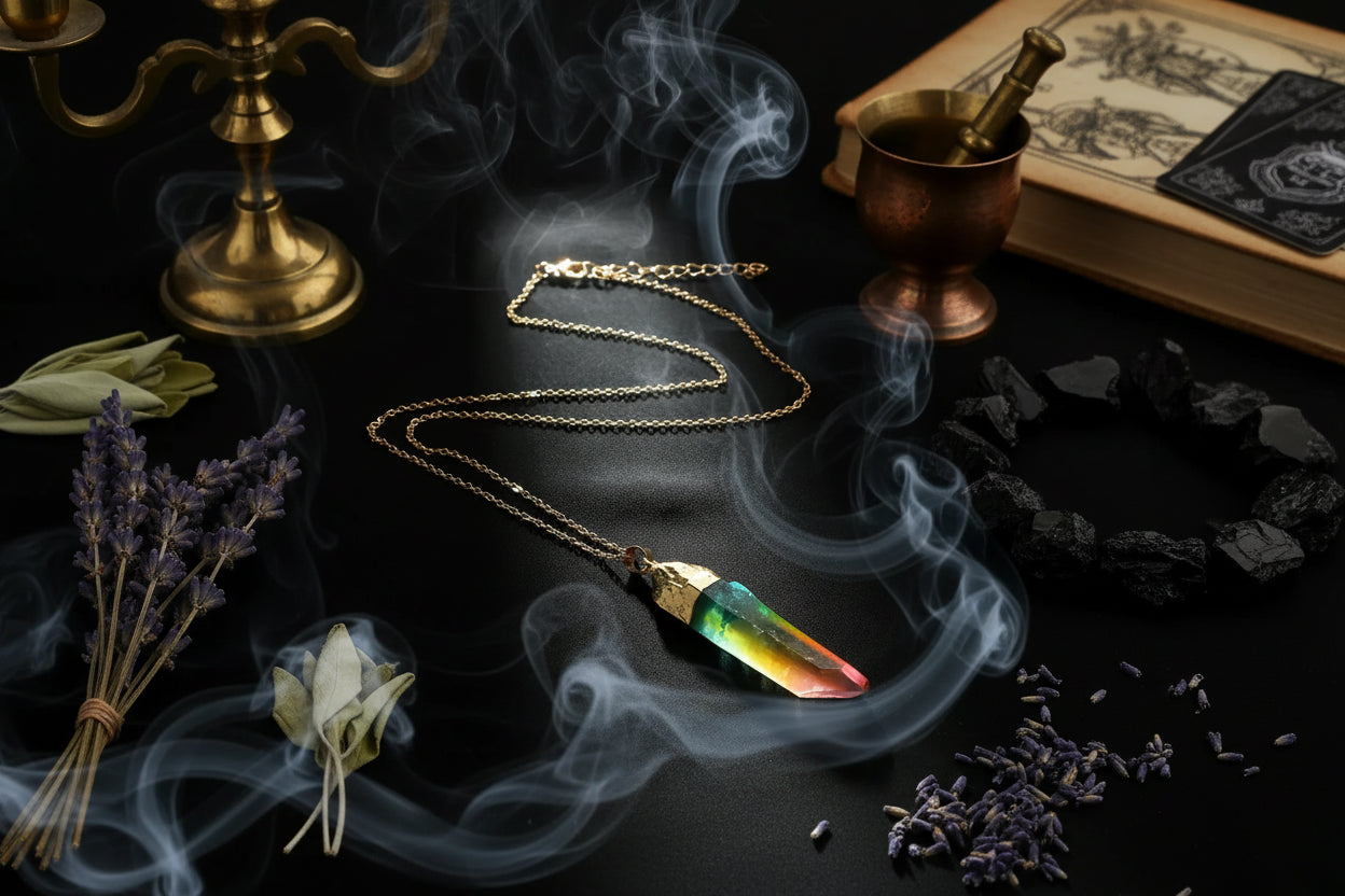 Irregular Diamond Necklace - Sorceress Sanctuary Single strip