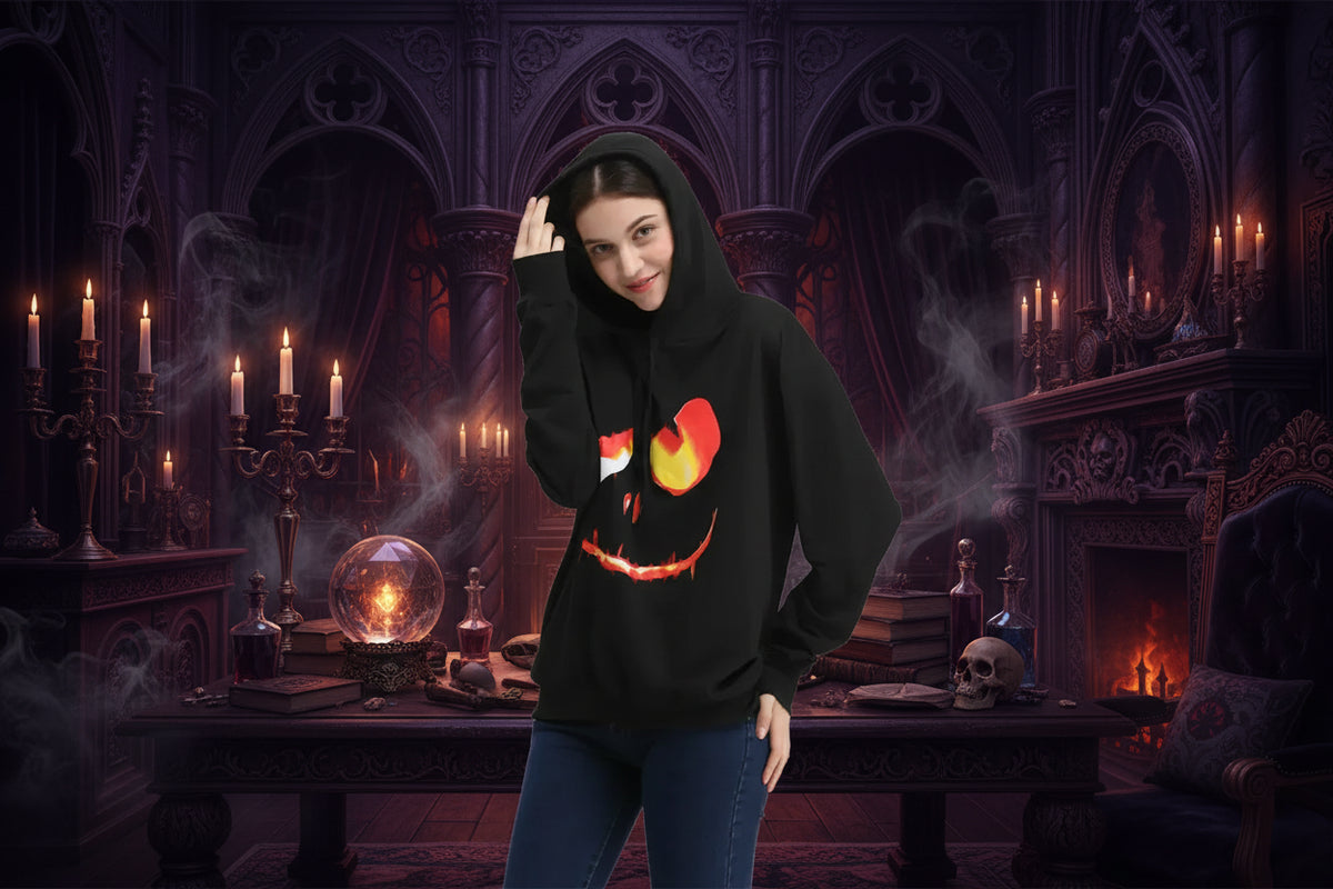 Jack O' Lantern Hoodie - Sorceress Sanctuary black / S-black / M-black / L-black / XL