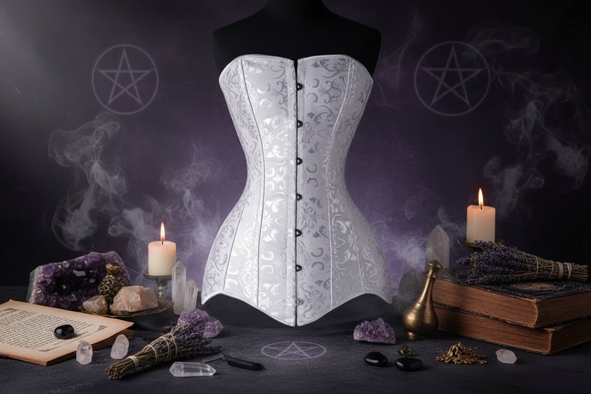 Jacquard Corset - Sorceress Sanctuary Black / XS-Black / S-Black / M-Black / L-Black / XL