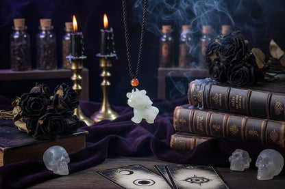 Jade Zodiac Pendant - Sorceress Sanctuary Zodiac Tiger-Zodiac Rat-Zodiac Bull-Zodiac Horse-Zodiac Dragon