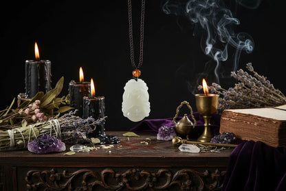 Jade Zodiac Pendant - Sorceress Sanctuary Zodiac Tiger-Zodiac Rat-Zodiac Bull-Zodiac Horse-Zodiac Dragon