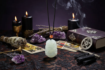 Jade Zodiac Pendant - Sorceress Sanctuary Zodiac Tiger-Zodiac Rat-Zodiac Bull-Zodiac Horse-Zodiac Dragon