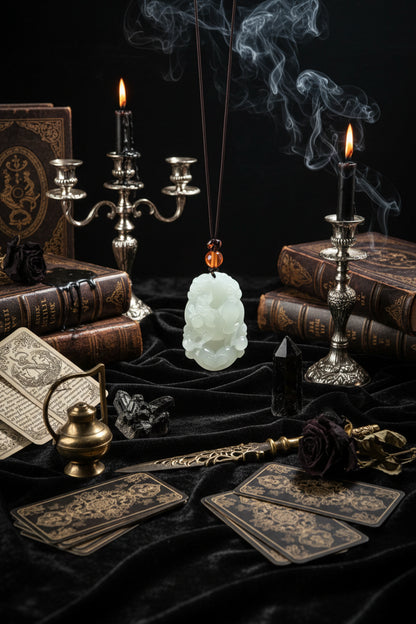 Jade Zodiac Pendant - Sorceress Sanctuary Zodiac Tiger-Zodiac Rat-Zodiac Bull-Zodiac Horse-Zodiac Dragon