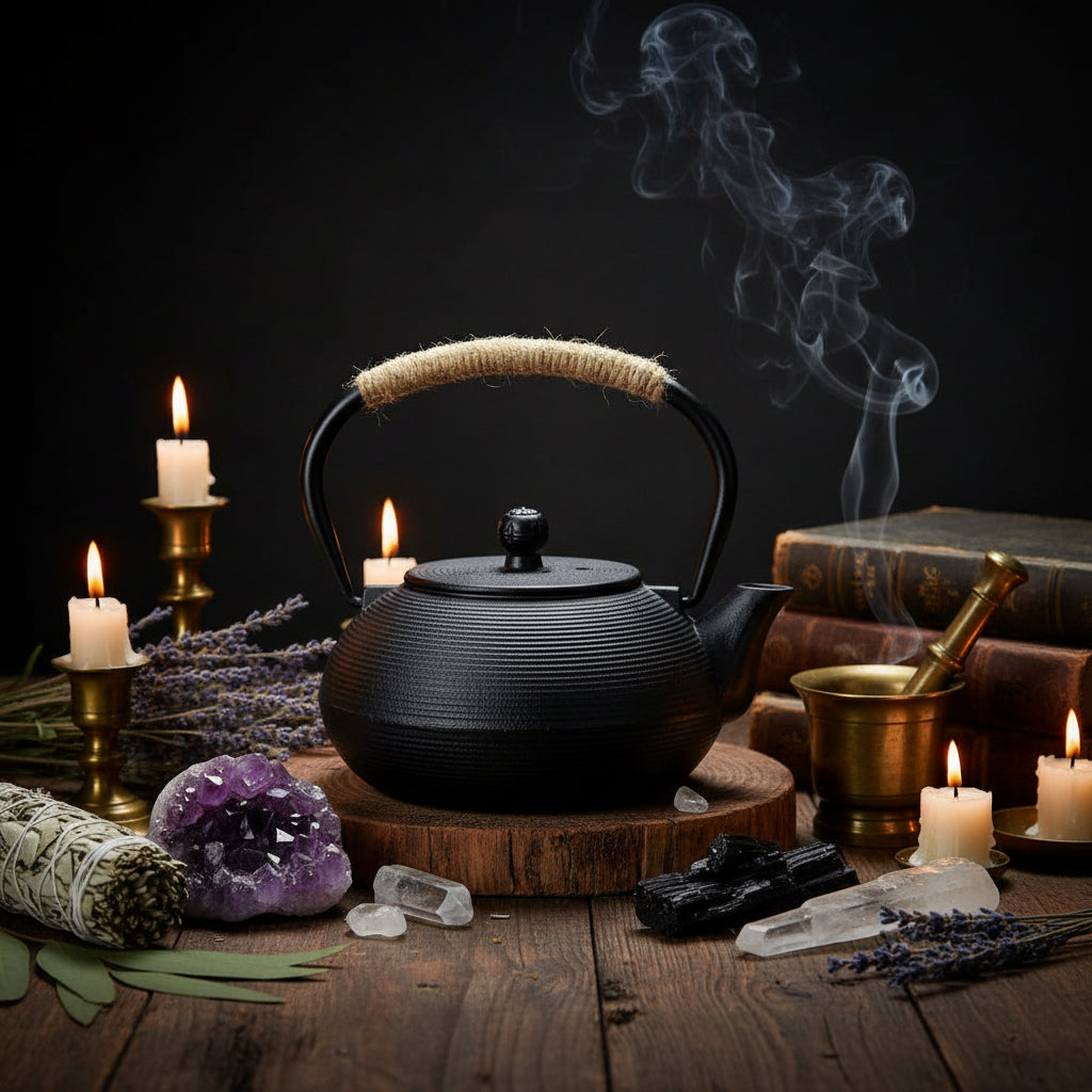 Japanese Teapot - Sorceress Sanctuary New Black / 520ml