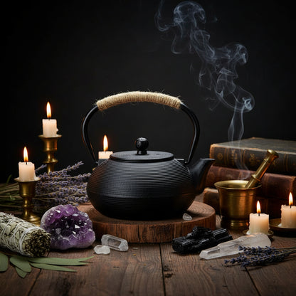 Japanese Teapot - Sorceress Sanctuary New Black / 520ml