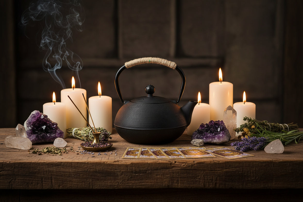 Japanese Teapot - Sorceress Sanctuary New Black / 520ml