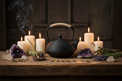 Japanese Teapot - Sorceress Sanctuary New Black / 520ml