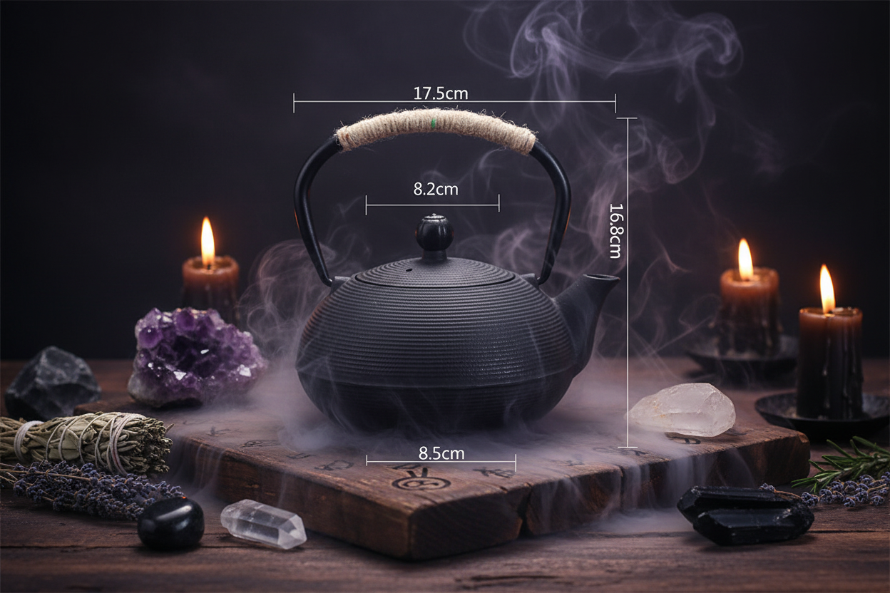Japanese Teapot - Sorceress Sanctuary New Black / 520ml