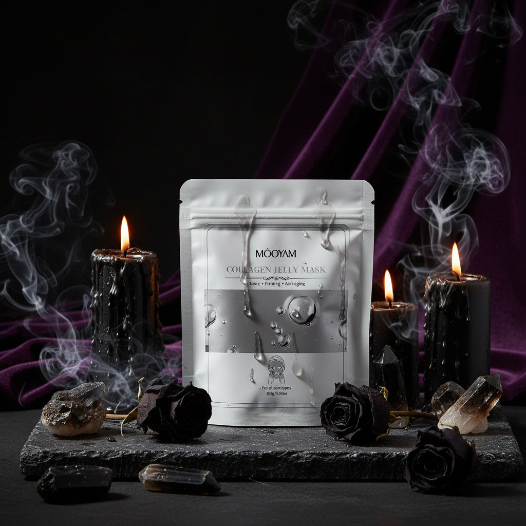 Jelly Crystal Mask - Sorceress Sanctuary Collagen Jelly-Hyaluronic acid-Bamboo Charcoal Jelly-Lemon Jelly-Tea tree jelly