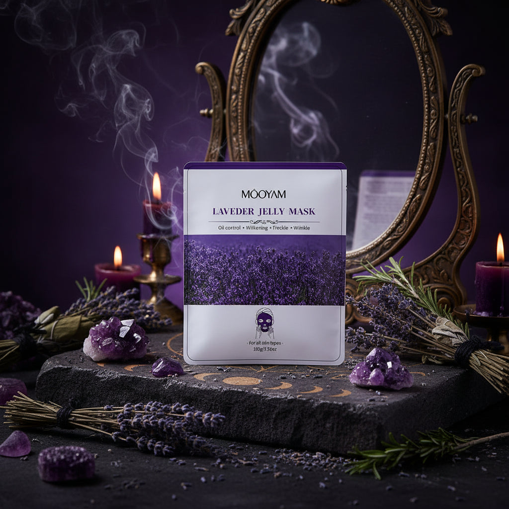 Jelly Crystal Mask - Sorceress Sanctuary Collagen Jelly-Hyaluronic acid-Bamboo Charcoal Jelly-Lemon Jelly-Tea tree jelly