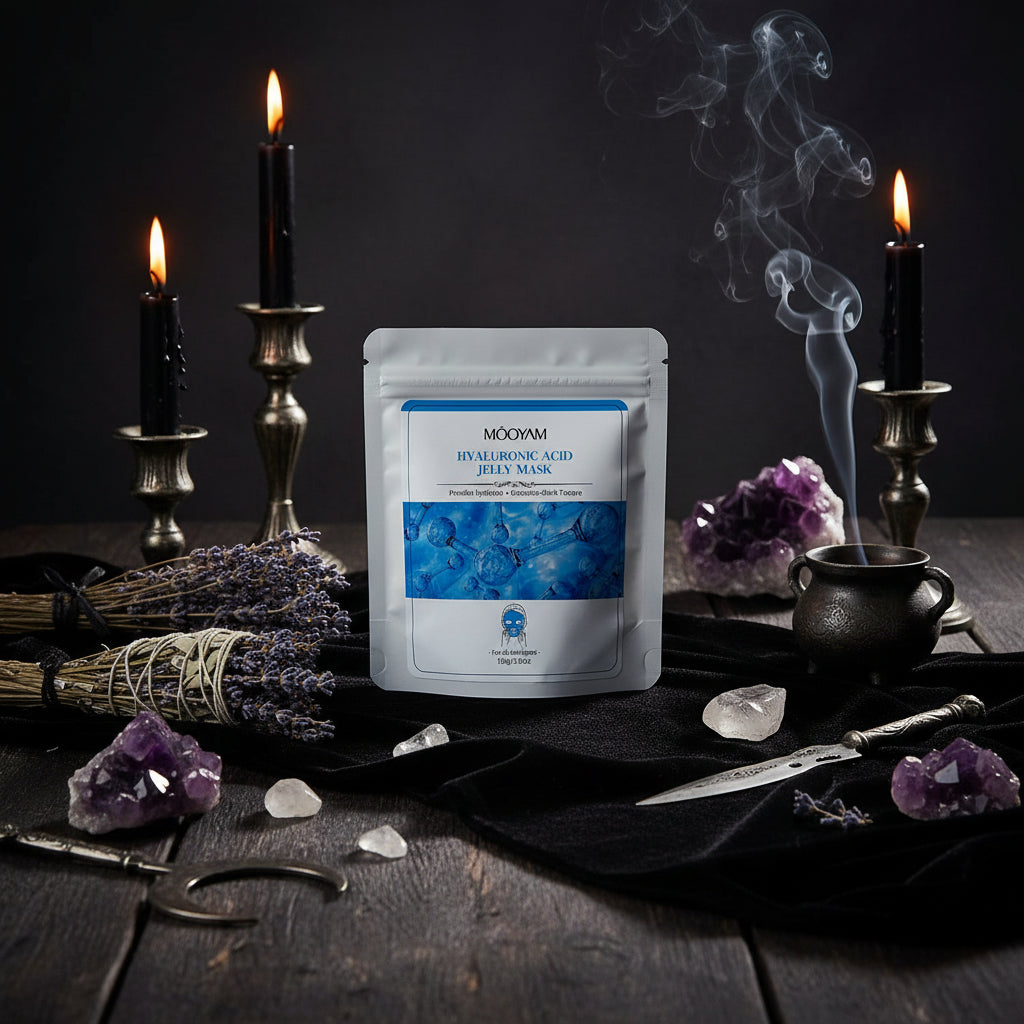 Jelly Crystal Mask - Sorceress Sanctuary Collagen Jelly-Hyaluronic acid-Bamboo Charcoal Jelly-Lemon Jelly-Tea tree jelly