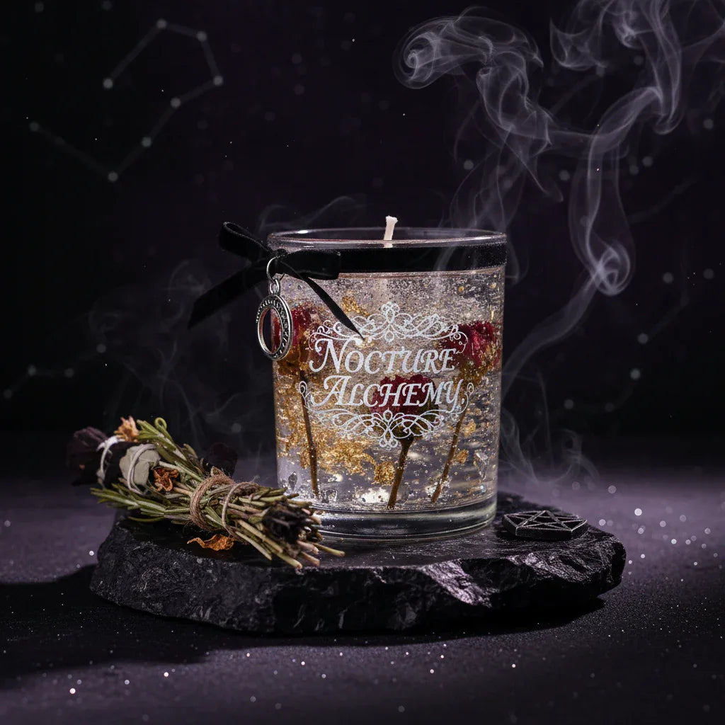 Jelly Wax Candles - Sorceress Sanctuary Juniper lavender-Deep sandalwood-Berlin Girl-Jardin Monet-Ebony aloe