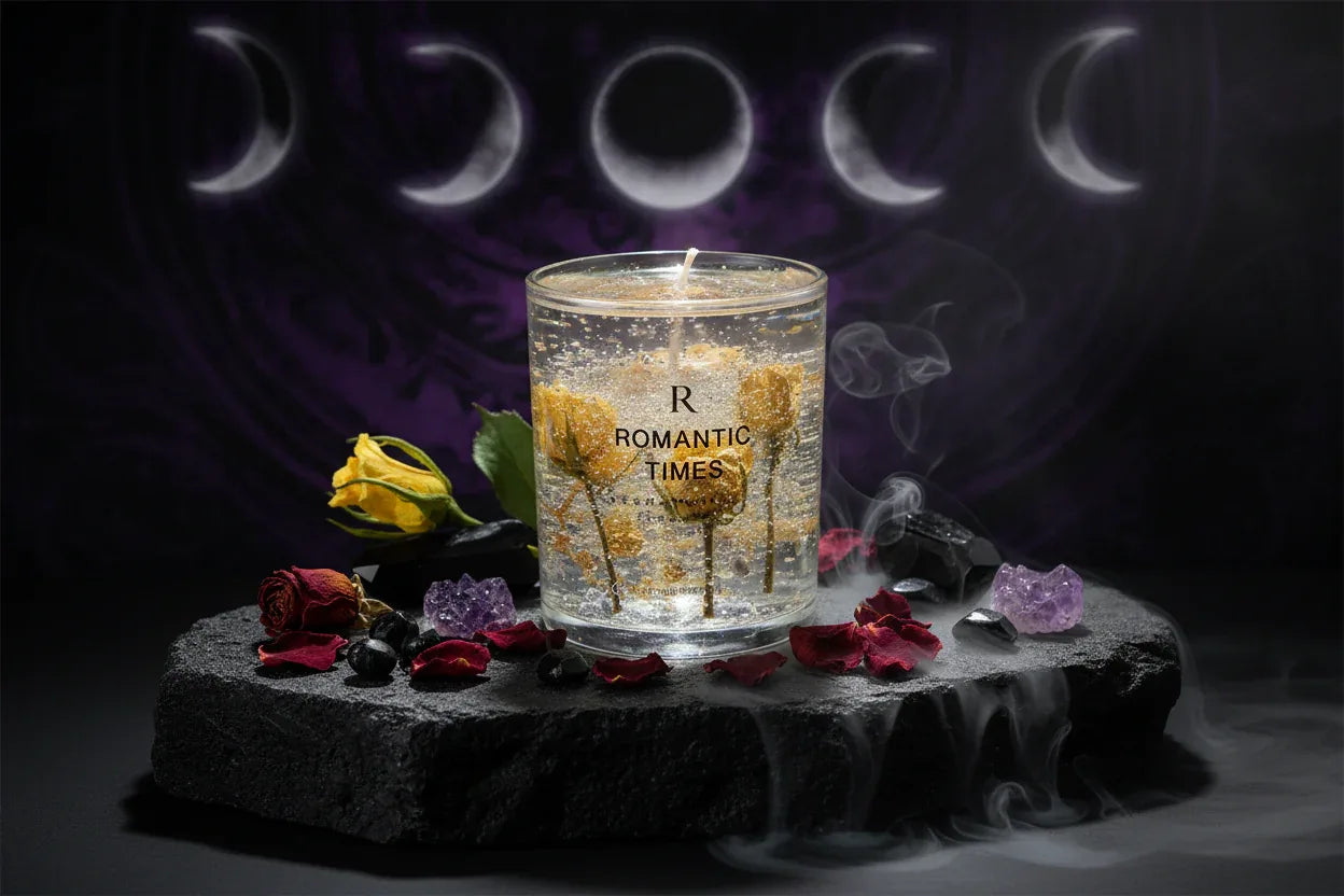 Jelly Wax Candles - Sorceress Sanctuary Juniper lavender-Deep sandalwood-Berlin Girl-Jardin Monet-Ebony aloe