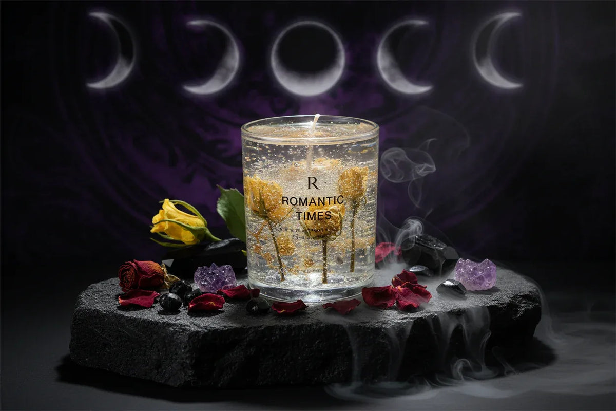 Jelly Wax Candles - Sorceress Sanctuary Juniper lavender-Deep sandalwood-Berlin Girl-Jardin Monet-Ebony aloe