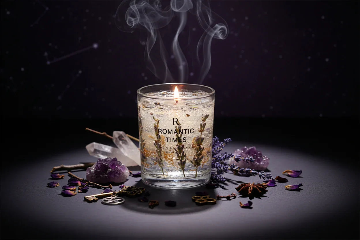 Jelly Wax Candles - Sorceress Sanctuary Juniper lavender-Deep sandalwood-Berlin Girl-Jardin Monet-Ebony aloe