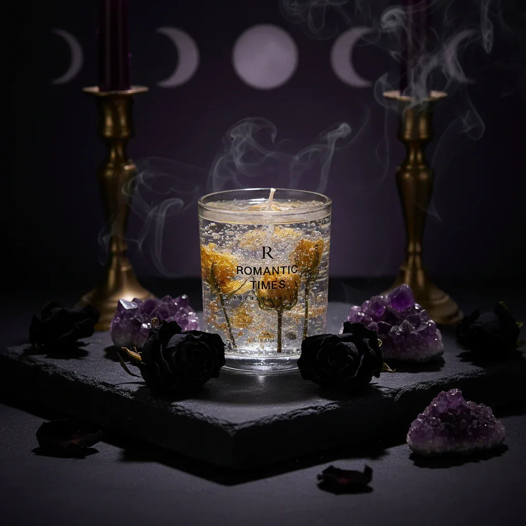 Jelly Wax Candles - Sorceress Sanctuary Juniper lavender-Deep sandalwood-Berlin Girl-Jardin Monet-Ebony aloe