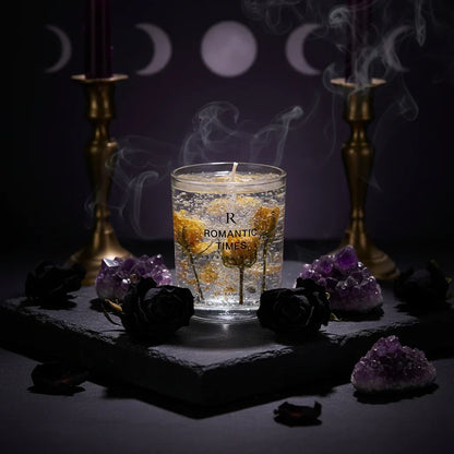 Jelly Wax Candles - Sorceress Sanctuary Juniper lavender-Deep sandalwood-Berlin Girl-Jardin Monet-Ebony aloe