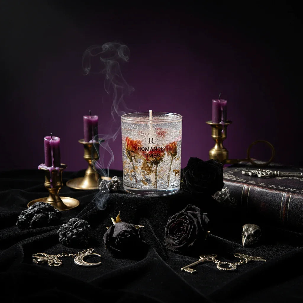 Jelly Wax Candles - Sorceress Sanctuary Juniper lavender-Deep sandalwood-Berlin Girl-Jardin Monet-Ebony aloe