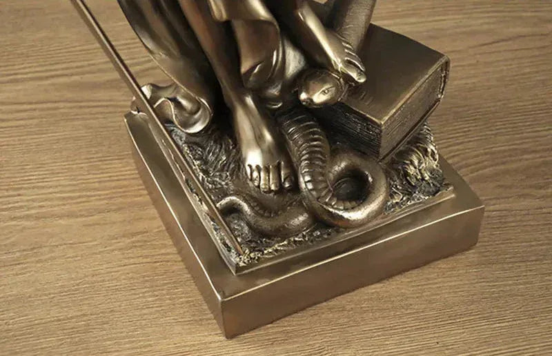 Justice Goddess Sculpture - Sorceress Sanctuary Gold