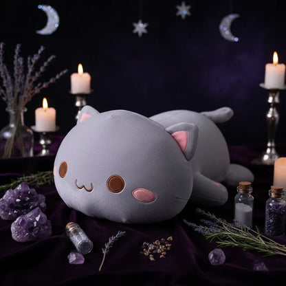 Kitty Plushie - Sorceress Sanctuary Gray / 30cm-Gray / 50cm-Gray / 65cm-White / 30cm-White / 50cm