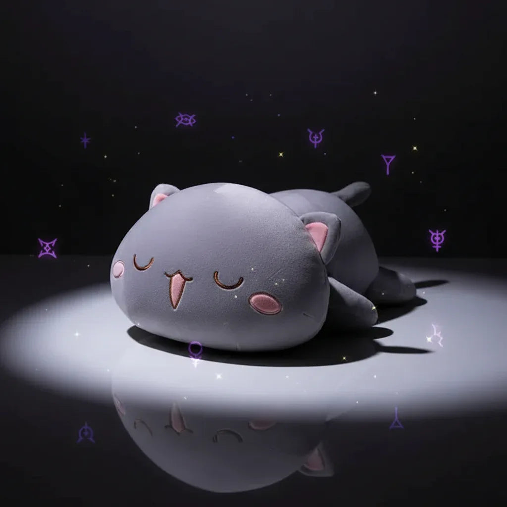 Kitty Plushie - Sorceress Sanctuary Gray / 30cm-Gray / 50cm-Gray / 65cm-White / 30cm-White / 50cm