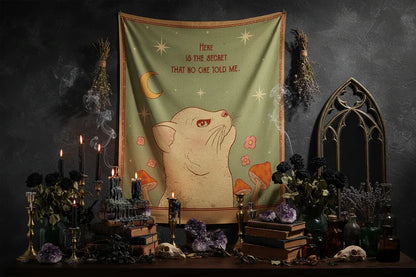 Kitty Tarot Tapestries - Sorceress Sanctuary 1 / 75*95-1 / 100*150-1 / 130*150
