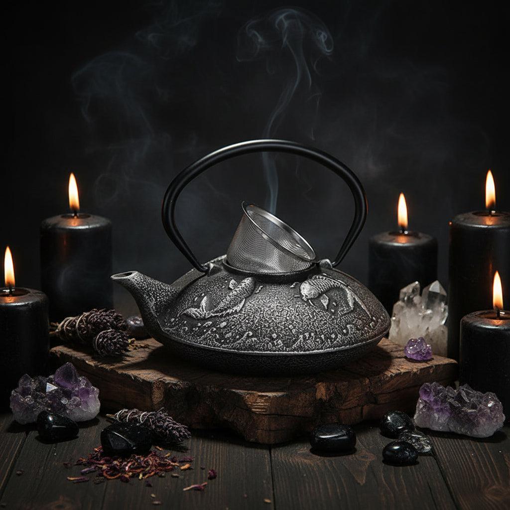 Koi Fish Iron Teapot Sorceress Sanctuary