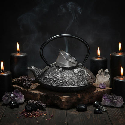 Koi Fish Iron Teapot Sorceress Sanctuary